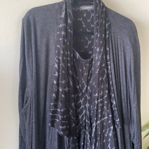 Maxi sweater and pant set